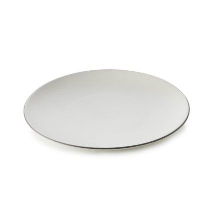 Farfurie pentru desert EQUINOXE, set de 6 buc, 21,5 cm, bumbac alb, REVOL