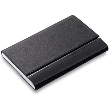 Suport pentru cărți de vizită SLIM 10 cm, negru, Philippi