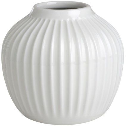 Vază HAMMERSHOI 13 cm, alb, Kähler