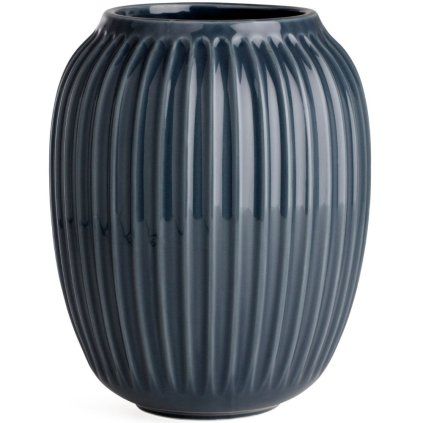Vază HAMMERSHOI 21 cm, gri antracit, Kähler