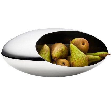 Bol de fructe COCOON 36 cm, argintiu, Philippi