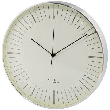 Ceas de perete TEMPUS W4 31 cm, alb, Philippi