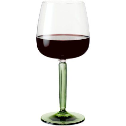 Pahar pentru vin roșu HAMMERSHOI 490 ml, set de 2 buc, verde, Kähler