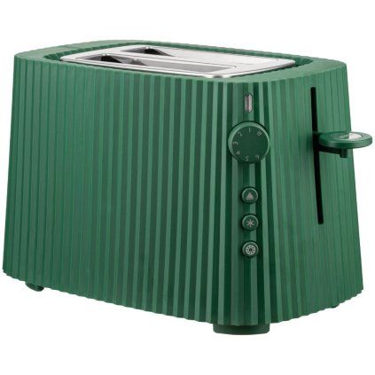 Toaster PLISSÉ, 2 felii, verde, Alessi