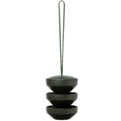 Alimentator pentru păsări, RECYCLED 17,5 cm, suspendat, verde, Rosendahl
