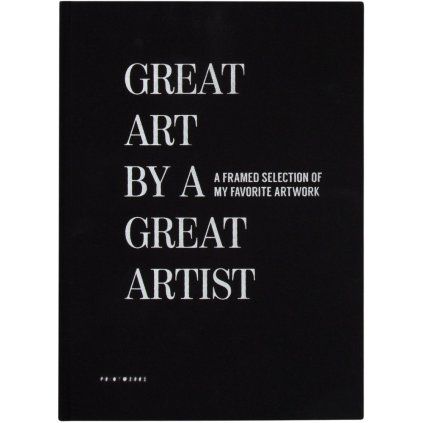 Album pentru desenele copiilor GREAT ART, negru, Printworks