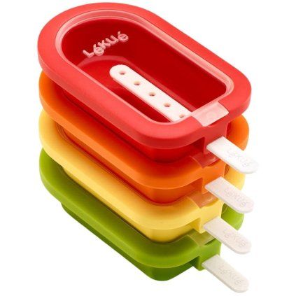 Forme pentru înghețată, set de 4 buc, multicolore, din silicon, Lékué