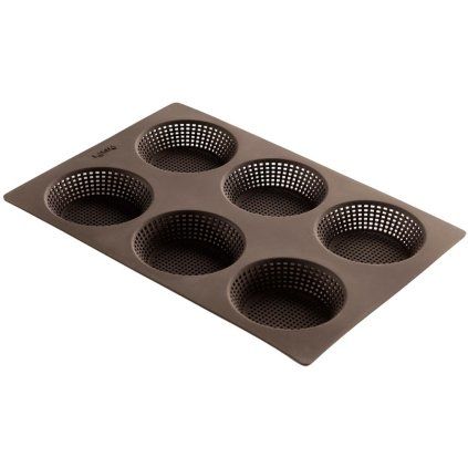 Formă de copt pentru chifle, maro, silicon, Lékué