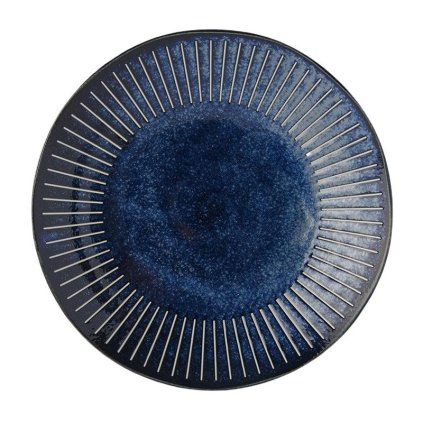 Farfurie pentru cină RIDGED INDIGO, 25 cm, MIJ