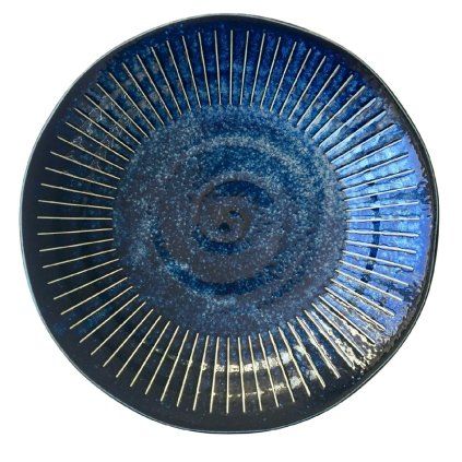 Bol de masă RIDGED INDIGO, 25 cm, MIJ