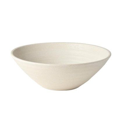 Bol de masă RECYCLED WHITE SAND, 25 cm, MIJ