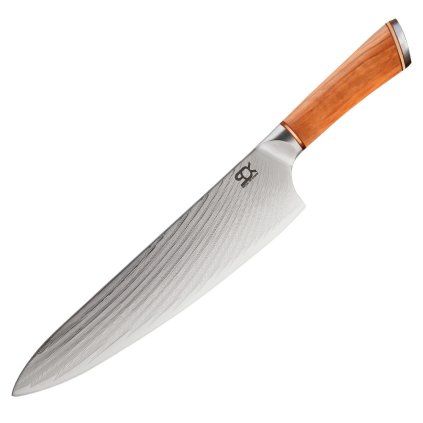 Cuțitul bucătarului SOK OLIVE SUNSHINE DAMASCUS, 23 cm, Dellinger