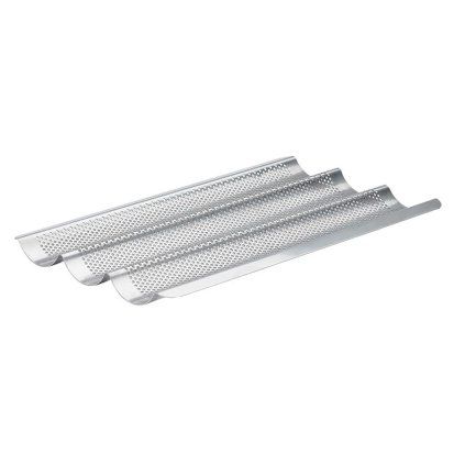Tavă pentru baghete de 40 cm, set de 3 buc, de Buyer