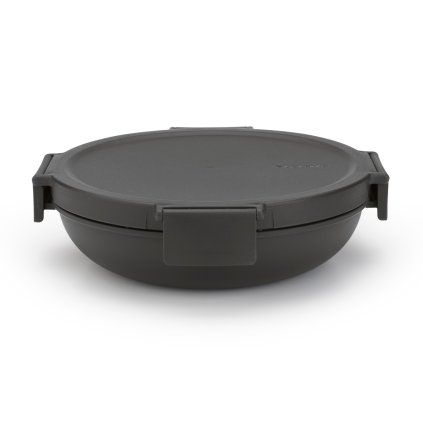 Bol pentru prânz MAKE & TAKE 1 l, gri închis, Brabantia