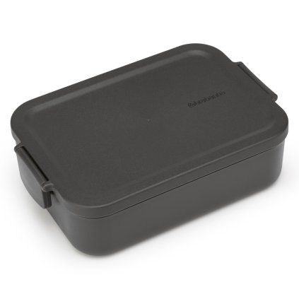 Cutie pentru prânz MAKE & TAKE BENTO 1,1 l, gri închis, Brabantia