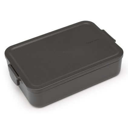 Cutie pentru prânz MAKE & TAKE BENTO, 2 l, gri închis, Brabantia