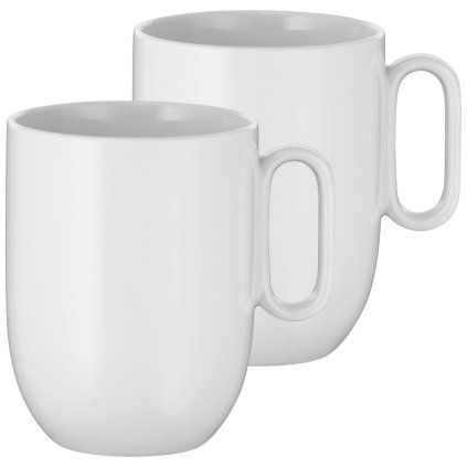 Ceașcă de cafea BARISTA 380 ml, set de 2 buc, alb, porțelan, WMF