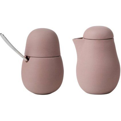 Set de frișcă și zahăr NINA, maro pudră, Viva Scandinavia