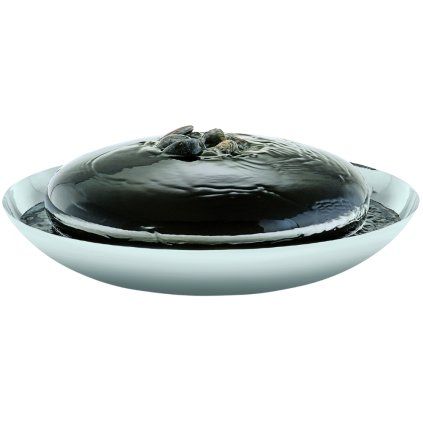 Fântână de apă pentru interior SPRING 40 cm, argintiu, Philippi