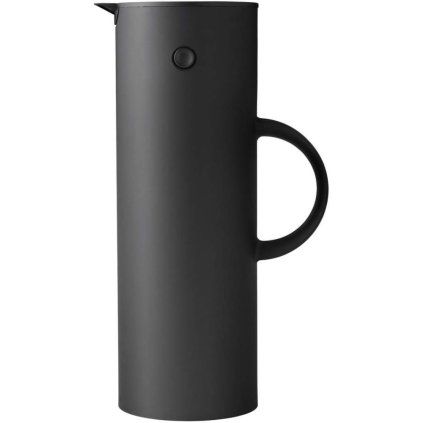 Cană termos EM77 1 l, negru, Stelton