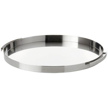 Tavă de servire ARNE JACOBSEN 33,5 cm, argintie, Stelton
