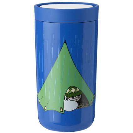 Cană termos TO GO CLICK MOOMIN CAMPING 200 ml, albastru, Stelton
