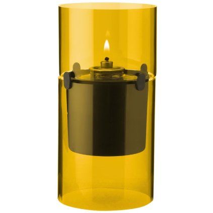 Lampă cu ulei LUCIE 17,5 cm, chihlimbar, sticlă, Stelton