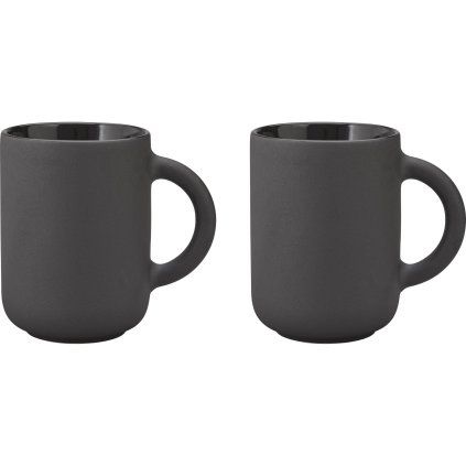 Cană THEO 350 ml, set de 2 buc, negru, Stelton