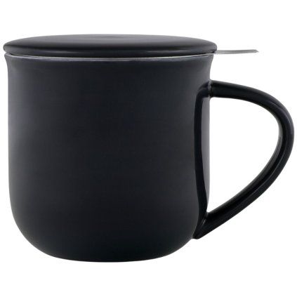Ceașcă de infuzor de ceai MINIMA EVA 350 ml, negru, porțelan, Viva Scandinavia