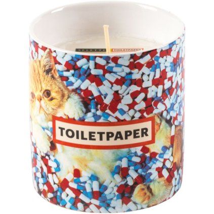 Lumânare parfumată TOILETPAPER PILLS, 9,5 cm Seletti