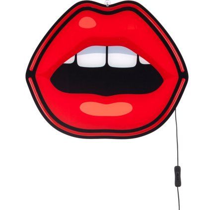 LED decor pentru perete JOB-BLOW MOUTH, 47 cm, Seletti