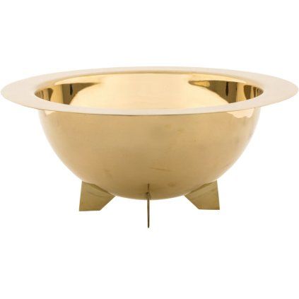 Bol pentru salată COSMIC DINER LUNAR, 34 cm, alamă, Seletti