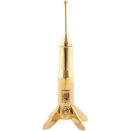 Suport de lumânare pentru cină COSMIC DINER LUNAR, 17 cm, alamă, Seletti