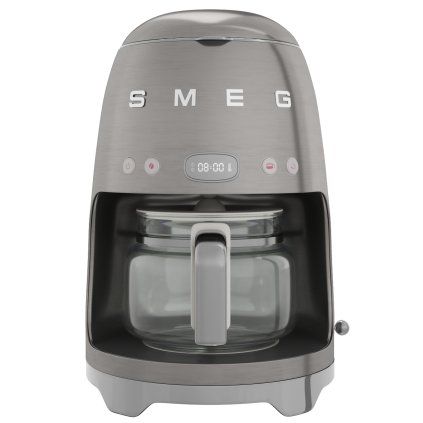 Aparat de cafea cu filtru 50'S STYLE DCF02SSEU, gri mat, Smeg