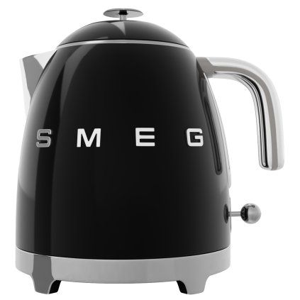 Ceainic electric 50'S STYLE MINI KLF05BLEU, 800 ml, negru, Smeg