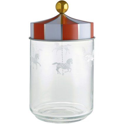 Borcan de bucătărie CIRCUS, 1 l, transparent, Alessi
