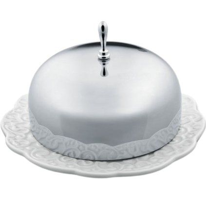Farfurie pentru unt DRESSED, 12 cm, alb, Alessi