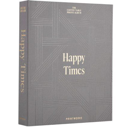 Album foto HAPPY TIMES, gri, Printworks
