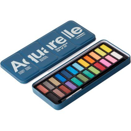 Vopsele acuarele AQUARELLE, 24 buc, Printworks