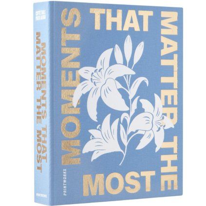 Album foto MOMENTS THAT MATTER THE MOST, albastru, Printworks