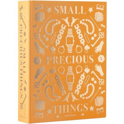 Cutie pentru bijuterii PRECIOUS THINGS, galben, Printworks