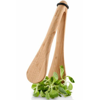Clește de servit NORDIC KITCHEN 26 cm, maro, bambus, Eva Trio