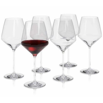Set de pahare pentru vin roșu 6 buc LEGIO NOVA 650 ml, Eva Trio