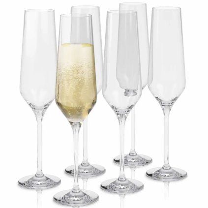 Set de pahare pentru șampanie 6 buc LEGIO NOVA 260 ml, Eva Trio