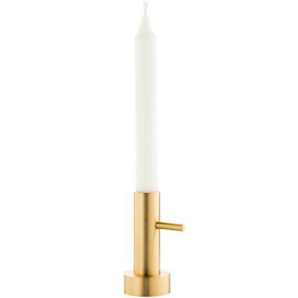 Suport de lumânare pentru cină #1 10,5 cm, auriu, alamă, Fritz Hansen