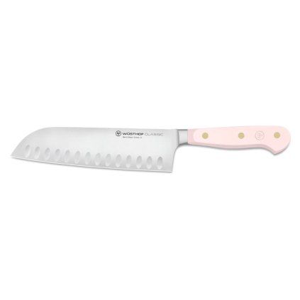 Cuțit Santoku CLASSIC COLOUR 17 cm, sare roz de Himalaya, Wüsthof