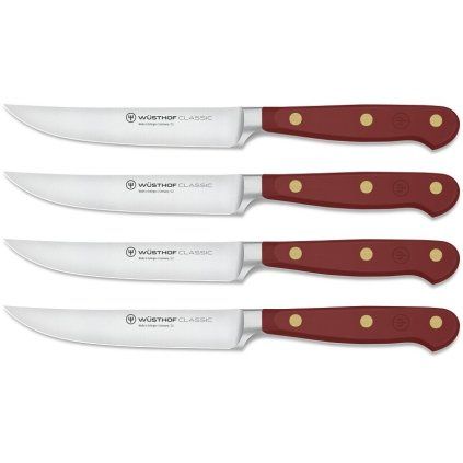 Cuțite pentru friptură CLASSIC COLOUR, set de 4 bucăți, 12 cm, sumac gustos, Wüsthof