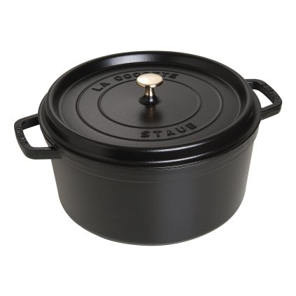 Oală din fontă COCOTTE 30 cm, negru, Staub