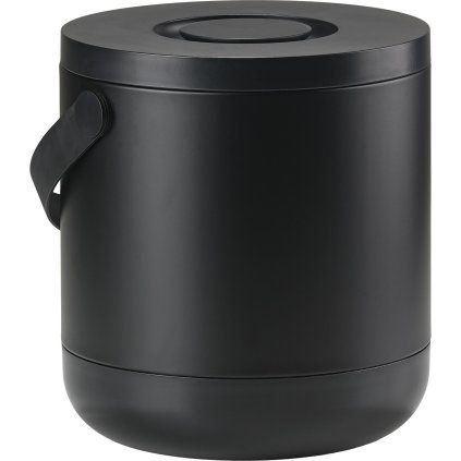 Coș de gunoi alimentar CIRCULAR 15 l, negru, plastic, Zona Danemarca