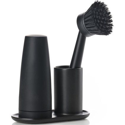 Set de spălat vase SINGLES, 4 buc, negru, Zona Danemarca